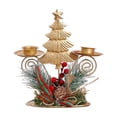 thumbnail image 2 of Porta decorativo de hierro forjado perfecl Candelabro de Navidad, 2 of 8