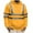 Yellow, variant on Shirts for Men, Shirts For Men High Visibility Safety Hoodie Casual Fit Hi Vis Hoodies Long Sleeve Zip Up Comfort Jacket