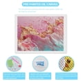 thumbnail image 6 of Diamond Art Kits for Adults, Abstract Pink Gold SplashDiamond Painting Kits for Beginners, Frameless Round 5D Full Drill Diamonds Art Pictures Gem Art Crafts Home Decor Gifts, 6 of 8