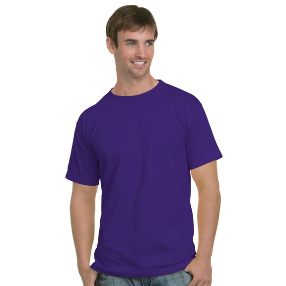 Bayside USA Made 100% T Purple