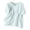 Light Blue, variant on Women's Chinese Style Cotton Linen Short Sleeve Top, Traditional Frog Button Closure with Round Neck, for Spring Summer Daily Wear or Elegant Casual Occasions Light Blue