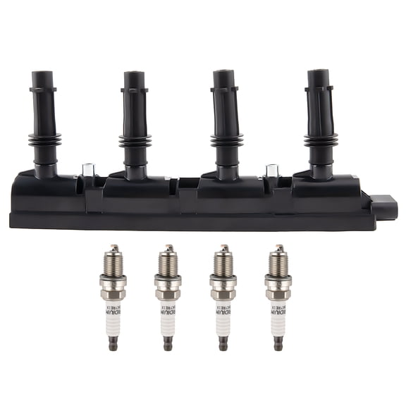 Maxpeedingrods 1X Ignition Coil   4X Spark Plugs For Buick Chevrolet Turbocharged UF669 XP3922