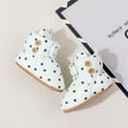 thumbnail image 6 of Fozruso Baby Girls Boys Star Print Booties Soft Non Sole Winter Warm Cozy Toddler First Crib Shoes,Sizes 5(6-9 Months), 6 of 6