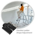 thumbnail image 5 of ULTNICE 1Pcs Black Aluminum Alloy Ladder Hinge for Attic Ladder Attachment 5.5In, 5 of 8