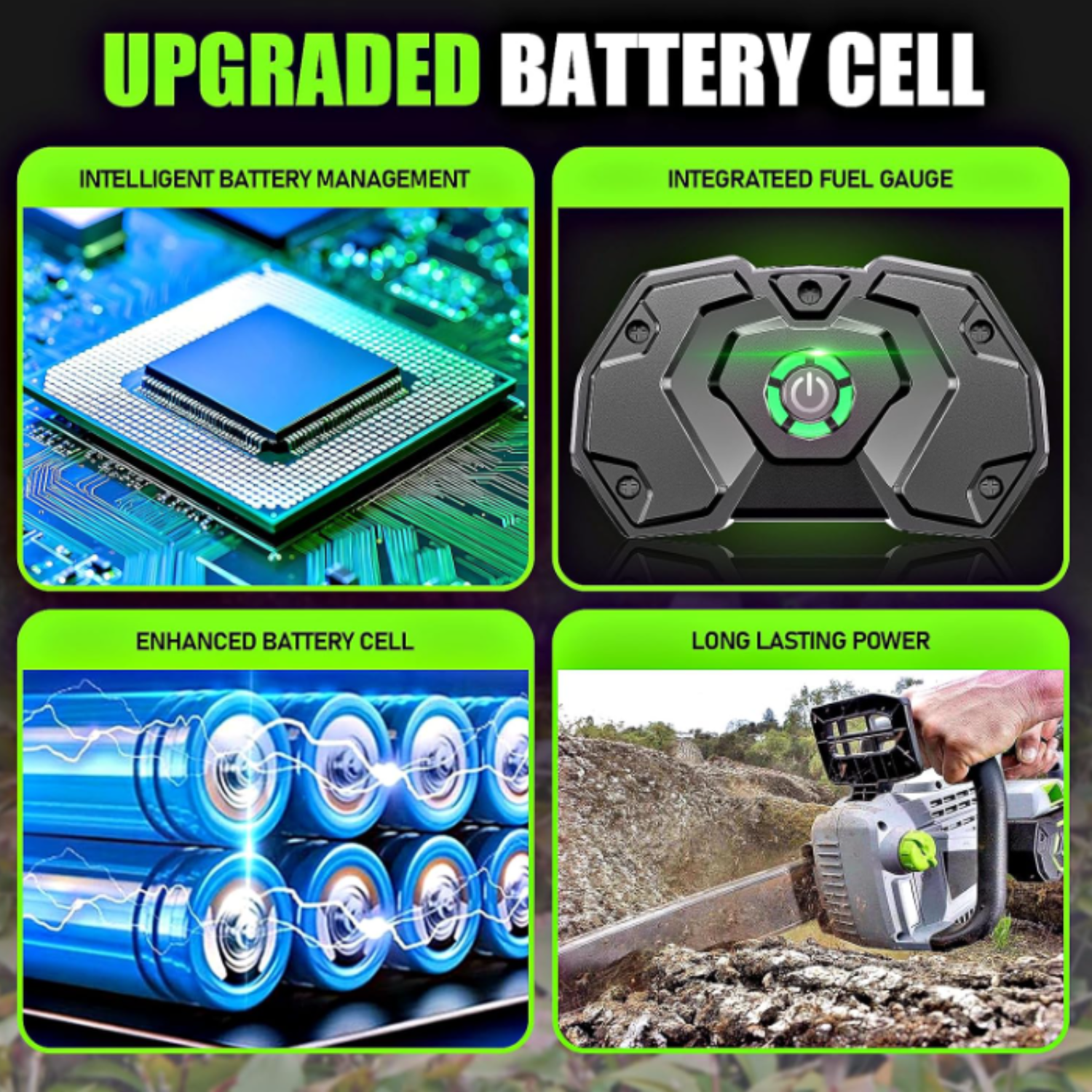 56V 5.0Ah Replacement Battery for EGO 56V Battery BA2800 BA4200, Compatible with EGO Power+ Cordless Tool