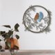 thumbnail image 1 of Creative Metal Wall Art, Collection Ornament Craft Birds On The Branch Wall Silhouette For Decorations Garden Party Bar Living Room Baoblaze Arte de pared de hierro, 1 of 7