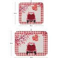 thumbnail image 3 of Kitchen Dish Drying Mat 18x24inch, Summer Lemon Leaves Black and White Buffalo Plaid Dish Mat Absorbent Microfiber Dish Drainer Mat Washable Drying Pad for Kitchen Countertop Sink, 3 of 6