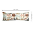 thumbnail image 6 of Boho Mushroom Body Pillow Cover - Soft & Breathable Fabric, Hidden Zipper, 20"x54", Vintage Mushroom Print - Perfect Gift for Side Sleepers, Cottagecore Decor & Pregnancy Support, 6 of 7
