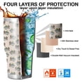 thumbnail image 7 of 30oz Light Pink Bigfoot and Mountain Pattern Tumblers Stainless Steel Tumbler with Lid and Straw,Vacuum Insulated Double Wall Travel Tumbler Cups Mug with Cleaning Brush for Coffee,Tea, 7 of 7