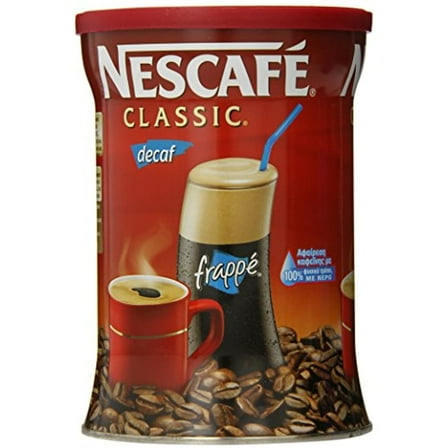 Nescafe Classic Instant Greek Coffee Decaf, 7 Ounce Can
