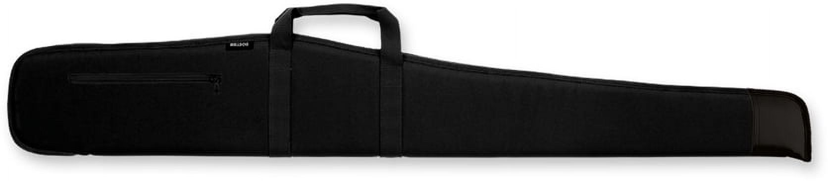 BULLDOG DELUXE SHOTGUN CASE 52" NYLON LEATHER END CAP BLACK