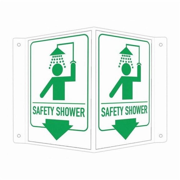 Lyle Safety Sign,6 in x 7 1/2 in,Aluminum LCVB-0027-RA_4x6