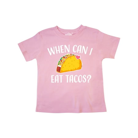

Inktastic When Can I Eat Tacos Baby Gift Toddler Boy or Toddler Girl T-Shirt