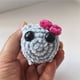 thumbnail image 4 of Hamster Plush with Sound and Keychain, Cute Handmade Knitted Sad Hamster Crochet Plush with Built-in Violin Sound Keychain Toys for Friends and Partner, 4 of 9