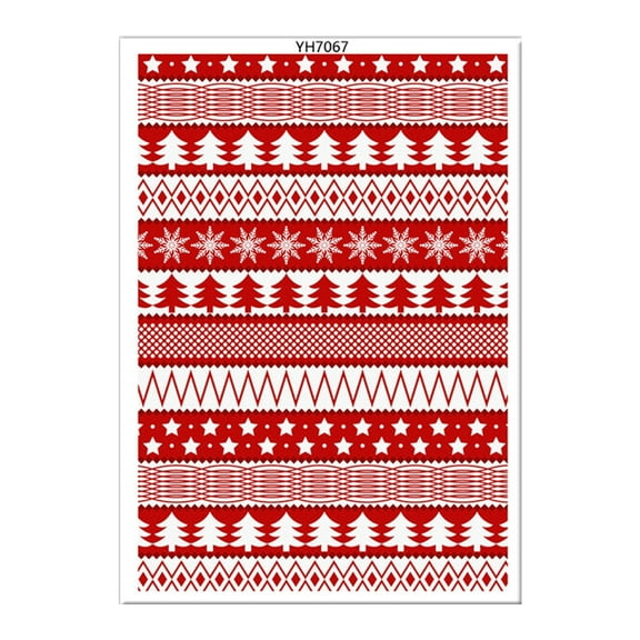 Zeiwohndc Christmas Transfer Paper Clay Transfer Sheets Clay Tool for Earrings Making