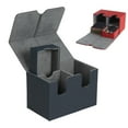 thumbnail image 3 of Trading Card Deck Box Container Organizer Sleeved Card Storage Case for Trading Dark Blue, 3 of 8