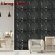 thumbnail image 5 of Uxcell 10Pcs Azulejos de Mármol Autoadhesivos, Paneles de Pared Impermeables para Salpicadero, Azulejos de Ducha Autoadhesivos de 12"x12" para Baño, Diseño de Raíz en Blanco y Negro, 5 of 7