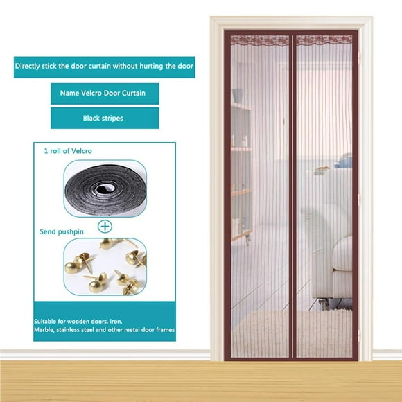 stanreset 80*210cm Magnetic Screen Door Magnetic Patio Door Mesh Curtain