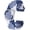 Blue-White, variant on Nylon Watch Band Quick Release Straps Replacement Bands for Men Women with Adjust Buckle Rainbow 22mm