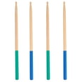 thumbnail image 3 of FRCOLOR Maple Drum Sticks for Music Playing with Antislip Handle Synthetic Material Assorted Color 5A Size, 3 of 8