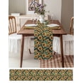 thumbnail image 6 of Hokiten Table Runners 120 Inches Long Dress Scarves, Vintage Sunflower Farmhouse Coffee/Dining/Kitchen Table Runner for Living Room, Farmhouse Floral Botanical Black 13x120 Inch, 6 of 7