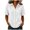 #08 White 【Mix, Match & Rotate: Stock Up on Daily Colors】, variant on Women's Loose Fit Short Sleeve Button Up Flared Front Back Pleats Shirt Blouse Top Comfy Office Casual | CSEONE,Army Green L