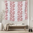 thumbnail image 5 of Red Gray Botanical Small Tapestry for Bedroom Wall Hanging Tapestry,Pastoral Spring Summer Leaf Aesthetics Ceiling Backdrop Tapestries Poster Blanket Wall Decor for Teens Room Living Room 23" x 28", 5 of 8