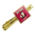 thumbnail image 1 of Jello Shots Your Other Favorite Thing That Jiggles Funny Humor Retro Square Tie Bar Clip Clasp Tack- Silver or Gold, 1 of 5