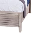 thumbnail image 6 of Bowery Hill Modern Farmhouse White-washed Wood King Double Panel Bed, 6 of 7