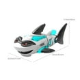 thumbnail image 3 of Robotic Shark Toy with LED Lights and Music, Swimming Mechanical Shark, Simulated Movement Aquatic Animal, Wiggling Tail Toy for 3+ Years, 3 of 6