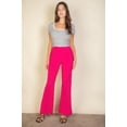 thumbnail image 2 of High Waist Stretch Crepe Flare Pants, 2 of 5