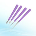 thumbnail image 3 of EXHUMKY Bead Hole Opener with 4pcs Puncher for Craft ABS Material Violet Color 0.63mm Size, 3 of 8