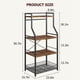 thumbnail image 2 of QinaQin Rack panadero para cocina, soporte para microondas con canasta metálica amplia y espacio de almacenamiento funcional, 2 of 8