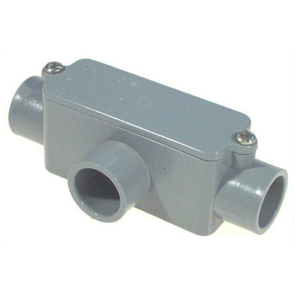 Carlon Lamson & Sessons PVC Type T Access Fitting E983ECTN - 3/4 In. - Gray