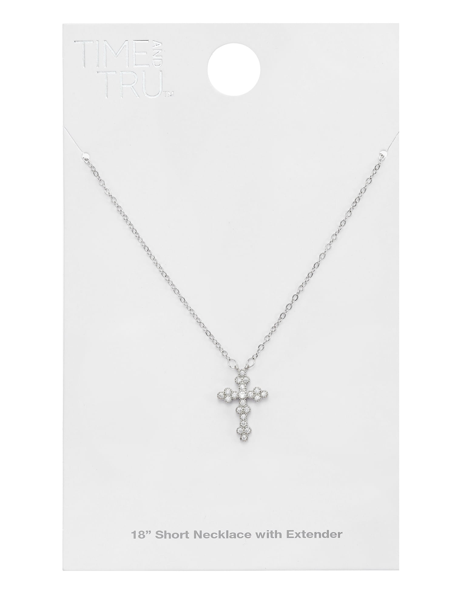 Time And Tru Delicate Cross Necklace