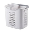thumbnail image 1 of Laundry Basket Laundry Hamper Container Multipurpose Toy Storage Organizer Dirty White S and L, 1 of 8