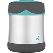 Thermos Foogo 10-Ounce Stainless Steel Food Jar - Charcoal/Teal