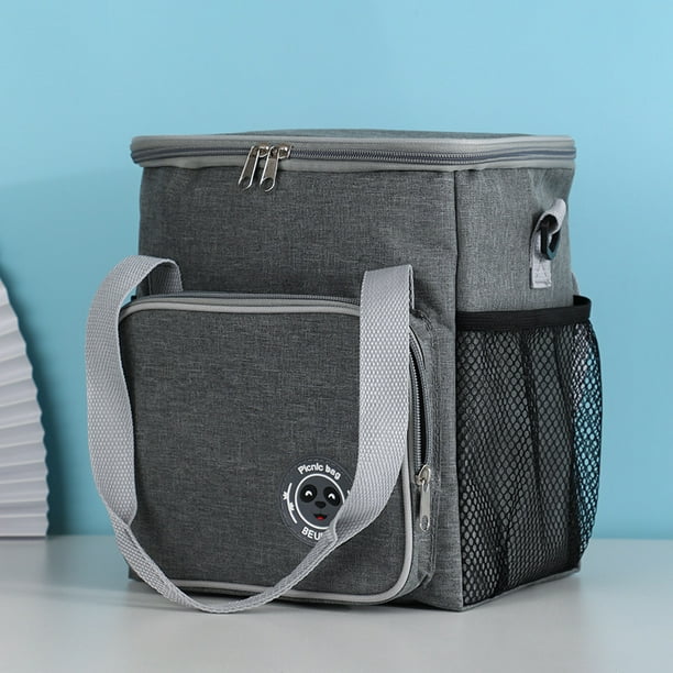 Lunch bag homme gris
