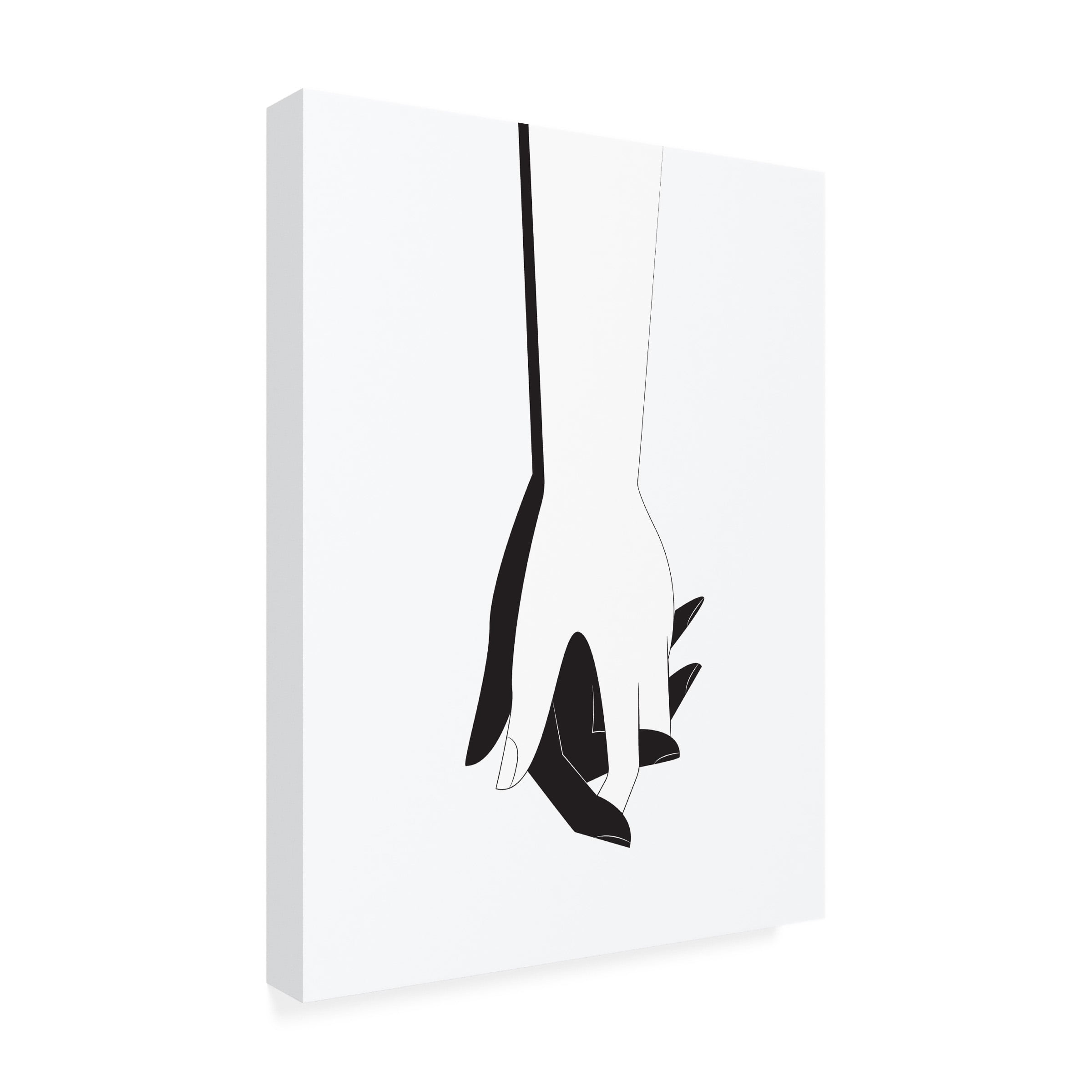 Beth Cai 'Hold Hands' Canvas Art