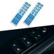 thumbnail image 5 of 2 pegatinas luminosas para interruptor de control de ventana de coche, accesorios universales para vehículos. Azul, 5 of 9
