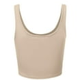 thumbnail image 3 of Women's Sleeveless Racerback Crop Tank Top Camisole Backless Scoop Neck Shirts 2024, 3 of 5