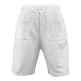 thumbnail image 4 of kamemir Basketball Shorts Mens Belted Cargo Shorts, Relaxed Fit Casual Cargo Shorts for Men White,XL, 4 of 5