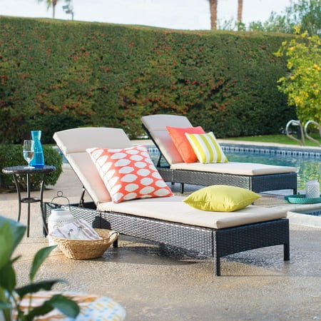 C Coast Berea All Weather Wicker Chaise Lounges With Side Table C Coast Berea All Weather Wicker Chaise Lounges With Side Table 3 Piece Set