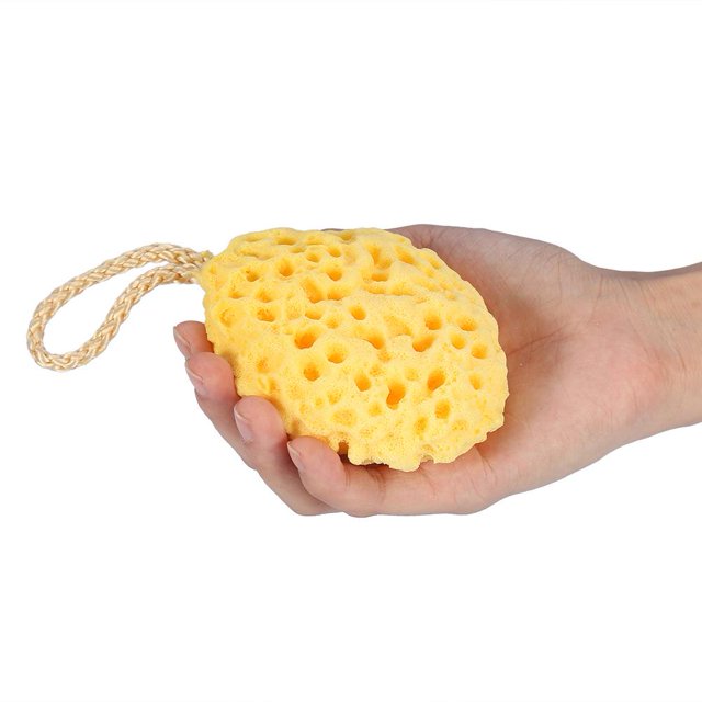 Fugacal Bola de ba?o de Esponja Suave Exfoliante, 4 Piezas Cuidado de la Piel orgánico Ducha SPA Limpieza Corporal Limpieza de Cepillo Fugacal No se aplica