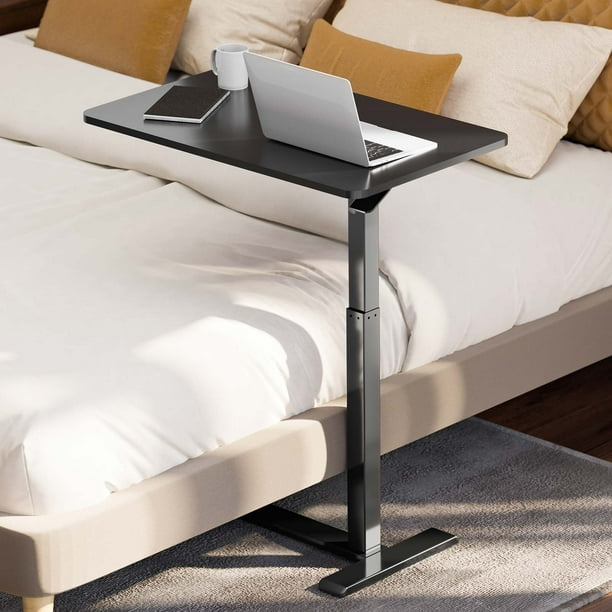 knecht bestrating scheren FLEXISPOT Adjustable Overbed Bedside Table with Wheels Laptop Table  Standing Computer Desk Portable Stand Up Work Station Cart Tray Side Table  for Sofa and Bed, Black - Walmart.com