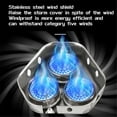 thumbnail image 2 of 3 Heads Gas Stove Tourist Camping Burners 5800W Folding Backpacking Furnace Outdoor Hiking Picnic BBQ Cooking Equipment, 2 of 5
