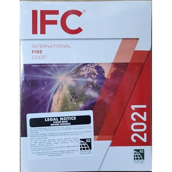 Pre-Owned 2021 International Fire Code (International Code Council Series), 9781609839598, 1609839595, Paperback, 1 edition