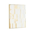 thumbnail image 6 of 30" x 39" Geometric Shape Abstract Framed Wall Art with Gold Accents, by DecMode, 6 of 9