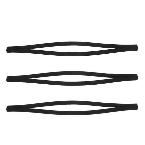 OULII 3Pcs Vacuum Sealer Gasket Component Black Sealing Replacement Parts for Food Preservation