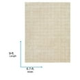 thumbnail image 6 of Livabliss x Our PNW Home Cascade Global Grid Area Rug,6'7" x 9',Light Beige, 6 of 10